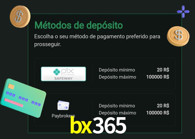O cassino bx365 oferece uma grande variedade de métodos de pagamento